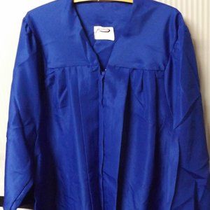 ROYAL BLUE JOSTENS GRADUATION GOWN, GREAT CONDITION